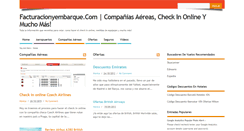 Desktop Screenshot of facturacionyembarque.com