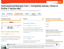 Tablet Screenshot of facturacionyembarque.com